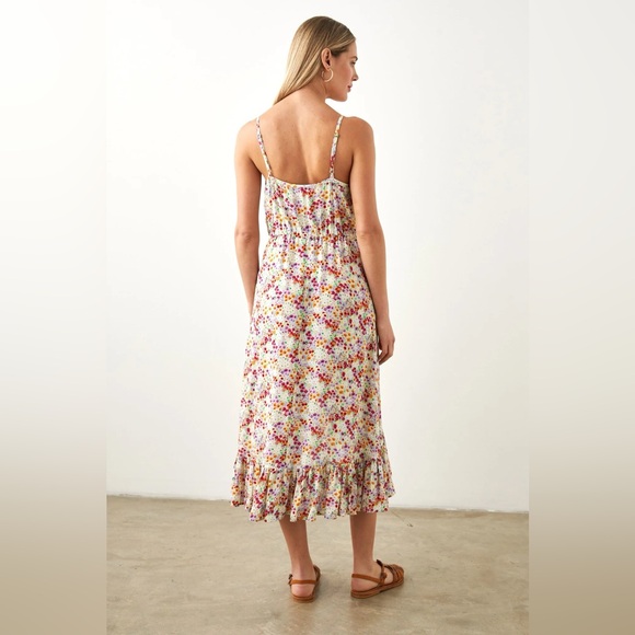 Rails Frida Spaghetti Strap Rayon Dress in Fleur - Picture 2 of 11